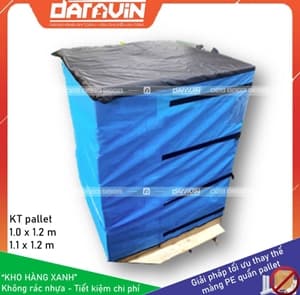 Lưới Quấn Pallet Tái Sử Dụng Có Vải Trùm