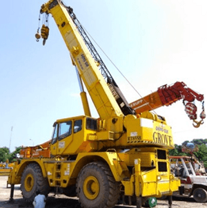 Cẩu bánh lốp Grove RT855B (55 tấn)